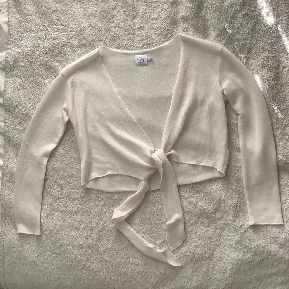 🌸Princess Polly | Nautia Tie Front Top - Picture 4 of 8